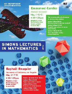 Simons Lecture Poster 2013