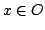 $ (x-\delta ,x+\delta
)\subset O$