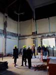 October 2014 Construction Photo of Large Room with Construction Tour
