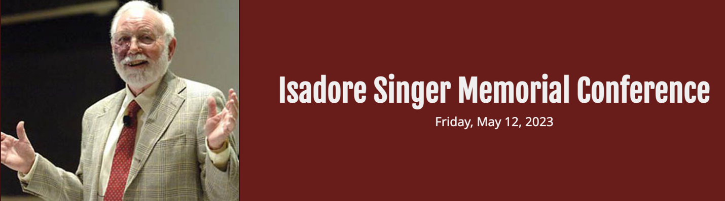 Isadore Singer Photo and Conference Header