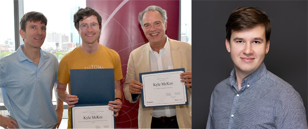 Prof. Bill Minicozzi, Kyle McKee, Prof. John, and Ilya Dumanski