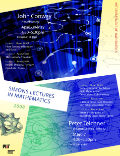 Simons Lecture Poster 2008