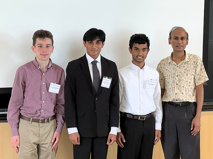 PRIMES CS students and Prof. Srini Devadas