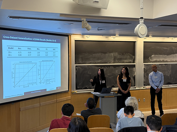 Omar Graia, Katrina Liu, and Audrey Wang