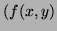 $ (f(x,y)$