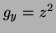 $ g_y=z^2$