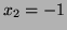 $ x_2=-1$