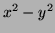 $ x^2-y^2$