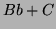 $ Bb+C$