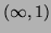 $ (\infty ,1)$