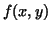$ f(x,y)$