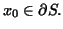 $ x_0\in\partial S.$